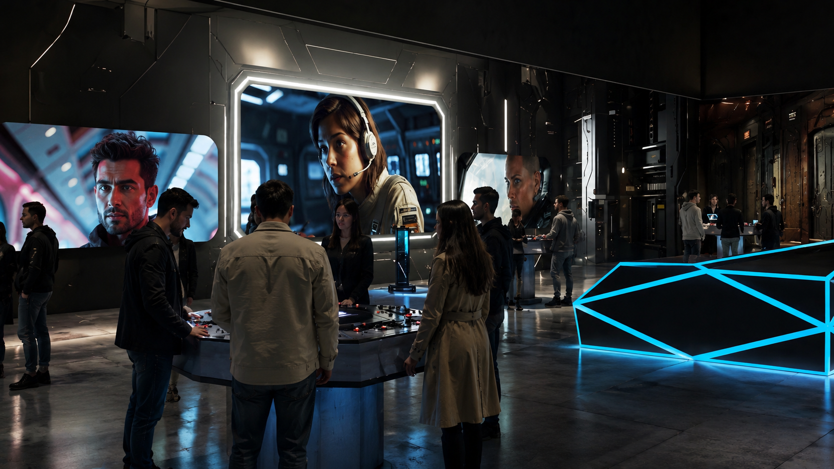 Voidspace immersive space adventure — production still 2